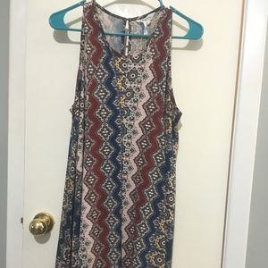 Boho a-line dress